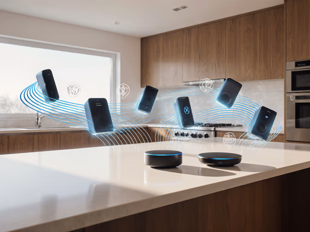 bluetooth_54_auracast_technology_demonstrated_in_a_kitchen_setting_with_multiple_devices_connected