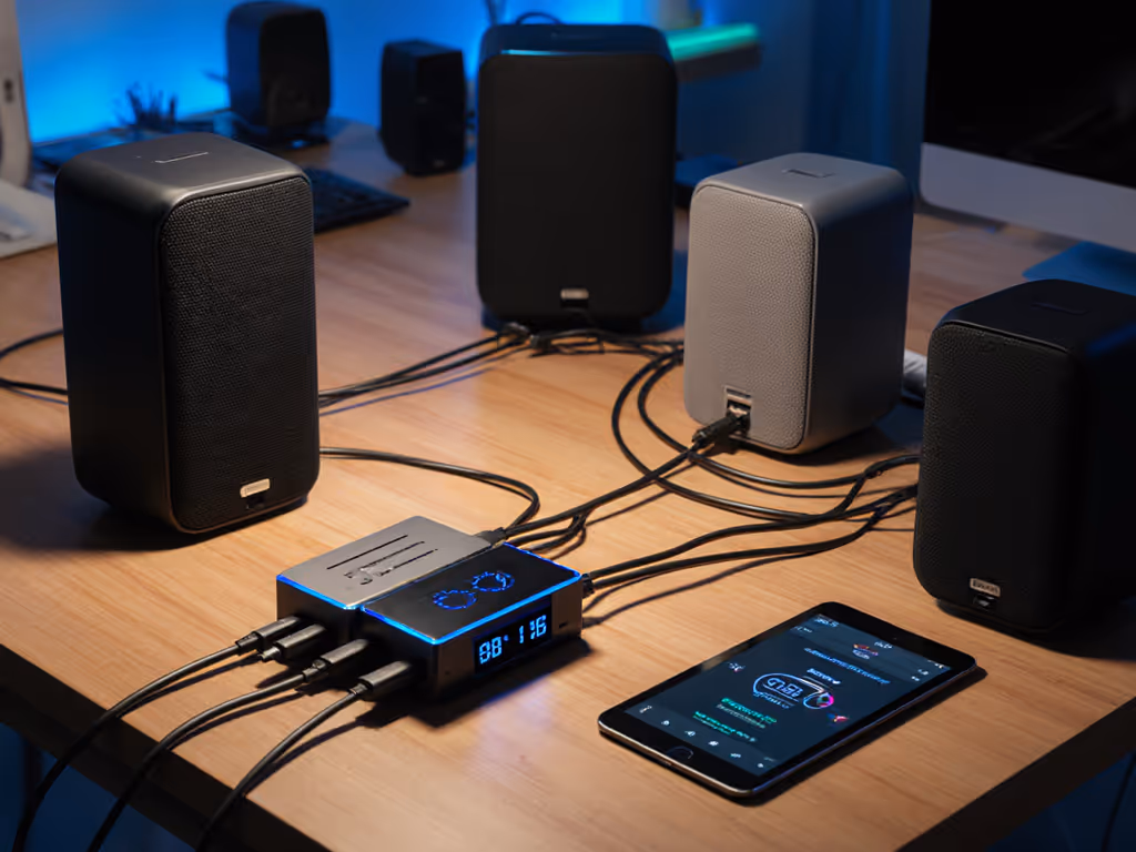 real-world_speaker_connectivity_testing_environment