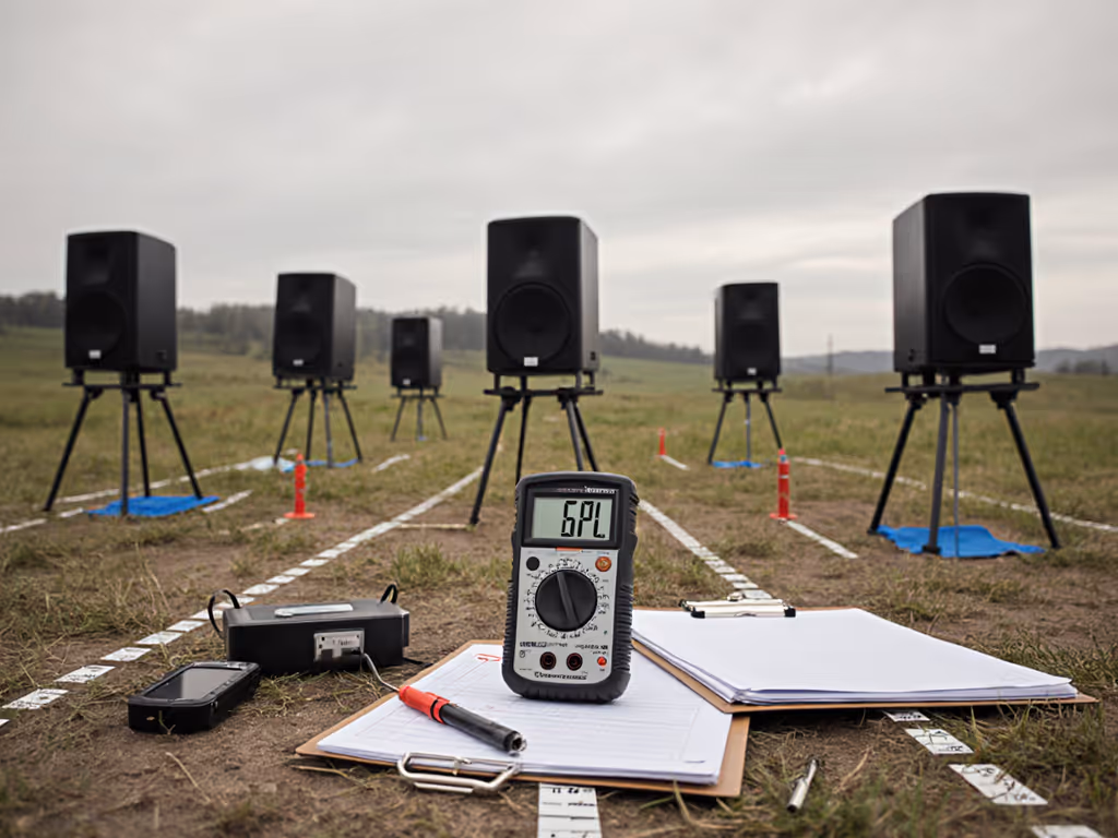 outdoor_speaker_testing_setup_with_spl_meter_at_multiple_distances